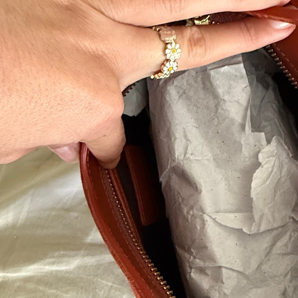 NWT STAUD Valerie Shoulder Bag, Auburn Suede - Picture 11 of 12